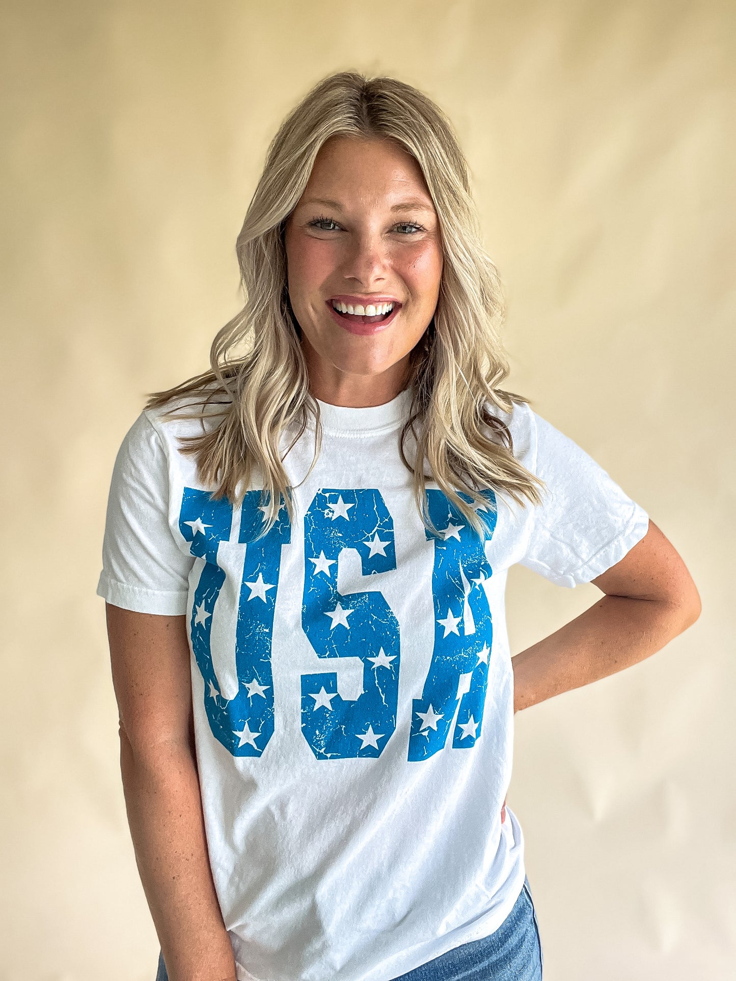 USA Stars Graphic Tee