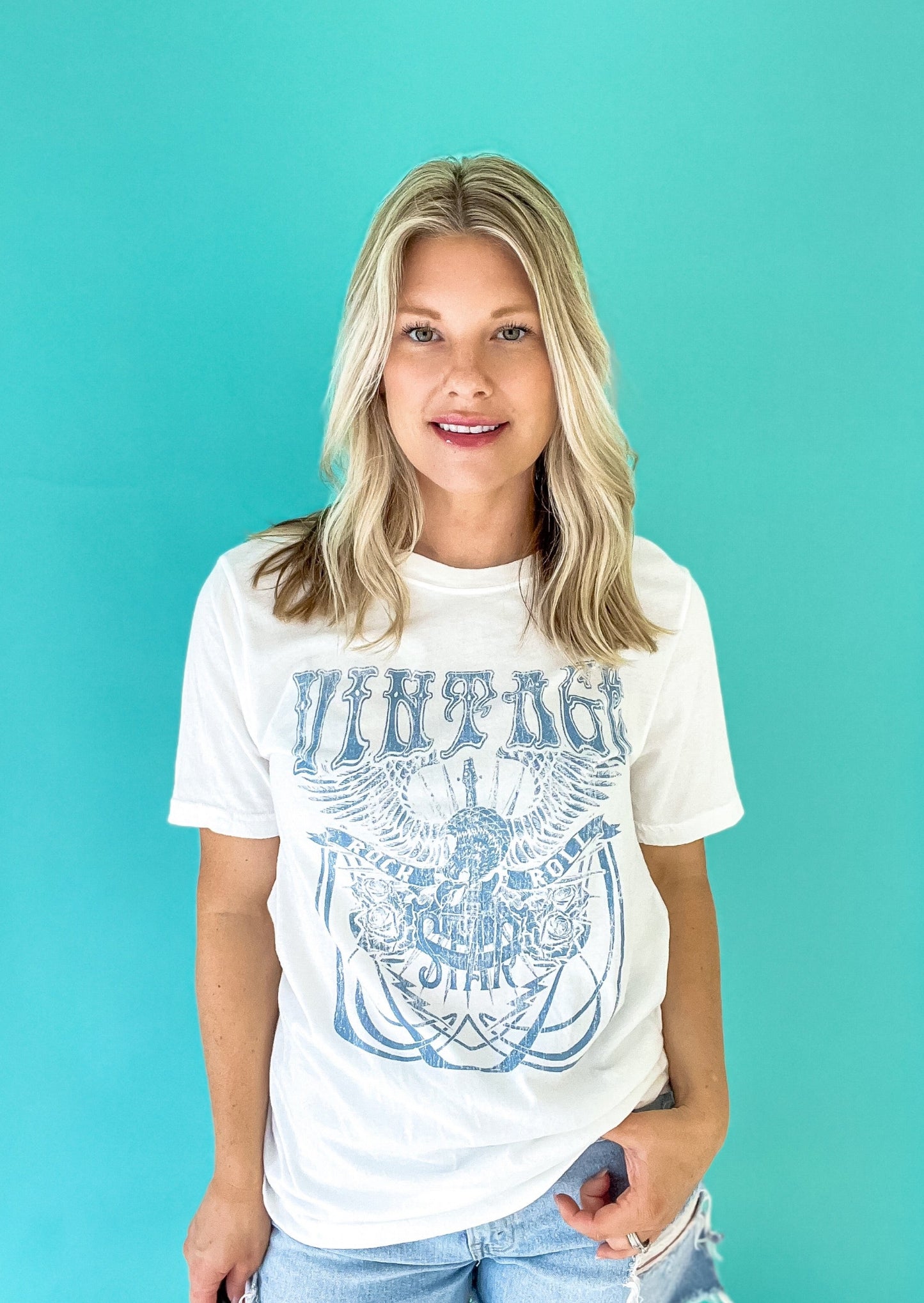 Vintage Rock & Roll Graphic Tee